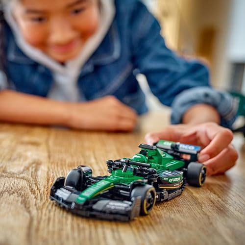 Image of LEGO Speed Champions Aston Martin Aramco F1 AMR24 Race Car Vehicle Set 77245 Building Blocks Toys for 10+ Gift for Boys and Girls