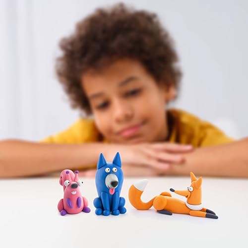 HEY CLAY - Colorful Modeling Air Dry Clay for Kids - Forest Animals Set - Air Dry Clay Kit 15 Cans and Sculpting Tools with Fun Interactive Instructions App - 15022 by HEY CLAY - Image 7