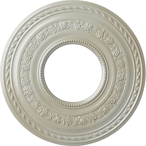 Ekena Millwork CM29ATFBS - 29 3/8"OD x 11 5/8"ID x 1 1/8"P Anthony Ceiling Medallion (Fits Canopies up to 11 5/8") - Ceiling Medallion, Flash Blue