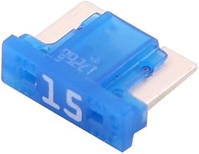 Low Profile Micro Mini Blade Fuse for Car, Bike, Truck 15 Amp (Pack of 10)