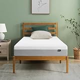 Zinus 8 Inch Green Tea Essential Memory Foam Mattress [New Version], Twin, Fiberglass Free, Medium Feel, Breathable Airflow Memory Foam, Certified Safe Foams & Fabric, Mattress in A Box