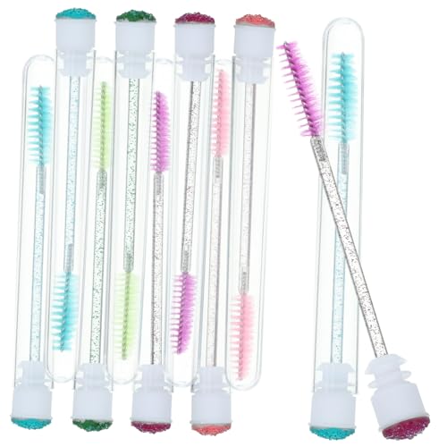 Baluue Extension Lash Mascara Wand with Diamond Decor Abs Tube for Lash Supplies Random Color