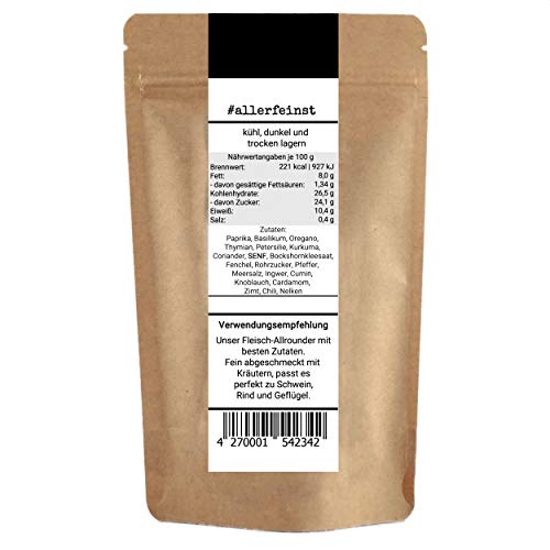 allerFeinst! - Fleisch Wunder - Fleisch Gewürzzubereitung - Der allrounder für Fleisch, 1er Pack (1 x 100g)