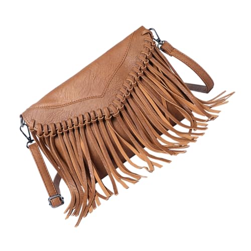 Sac à bandoulière Hohopeti en PU marron pour sortir ou travailler