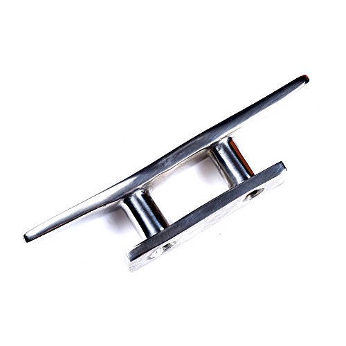 image for Mxeol Boat Dock Cleats 4 Inch Stainless Steel Cleat Rope Tie Off Clete