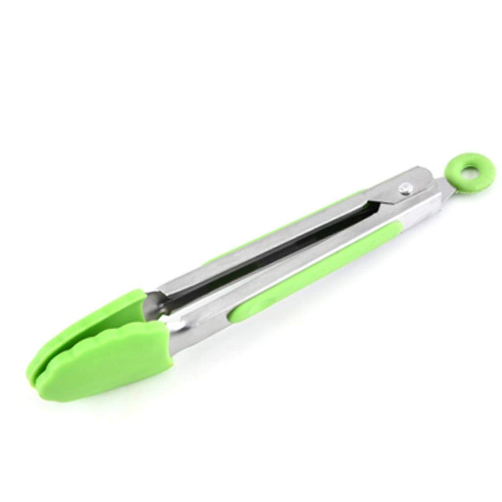 Pinzas for cocinar, pinzas for alimentos de cocina, pinzas for cocinar de silicona, herramientas de cocina, pinzas for alimentos, pinzas for espátula, pinzas for cocinar, utensilios de cocina (color: