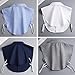 Tsangbaby Business Dickey False Shirt Collar - Comfortable Fake Half Collar for Men Women Formal Occasions White XXL