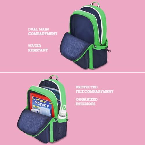 Image of Tommy Hilfiger High School Backpack Blade | Rugged Water-Resistant Daily Tech Bag for Students with 2 Compartments | Internal Zip Organizer & Signature RWB Details | 36L High-Capacity