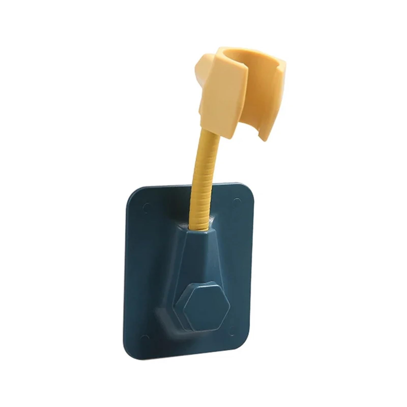 Duschkopfhalterung Duschkopfhalter, verstellbar, for Badezimmer, Duschhalterung, Badewanne, Duschstangenhalter, Halterungskopf, haftet fest an der Wand(Yellow,3pcs)