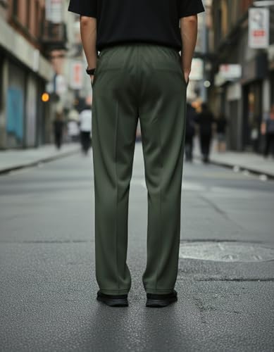 Image of Mack Jonney Men's Solid Track Pants | Solid Design | Regular Fit | Casual & Athleisure Wear |Pack of 1-MMJ-1