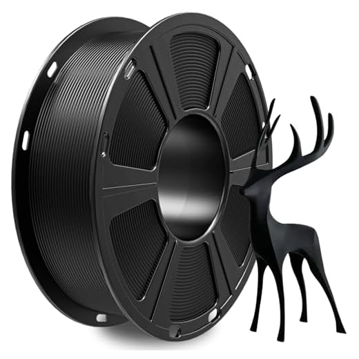 GEEETECH Filamento PLA 1,75 mm, PLA Nero, Filamento Stampante 3D bobina da 1 kg, New PLA Nero
