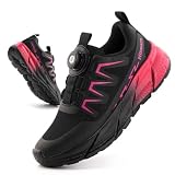 Zapatillas de Deportivas Mujer Sneakers Hebilla Giratoria N834 Rosa EU 38