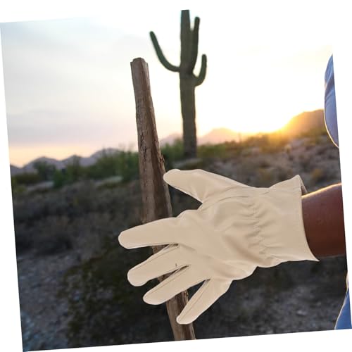 Guantes de piel sintética BESTonZON contra manos frías en exteriores 4