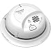 BRK SC9120LBL Single/Multi Station Smoke and CO Alarm With 9 Volt Lithium Battery Backup 120 Volt AC First Alert
