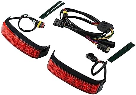 Green-L LED Saddlebag Bags Run Brake Turn Light Fit for Harley El...