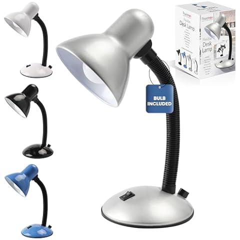 Powatron Flexible Desk Lamp for Reading Cover