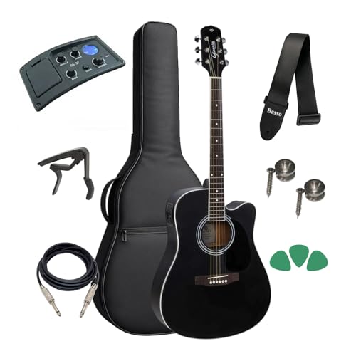 Violão Elétrico Giannini Gdc-1 Sbk Performance Kit Capa Full