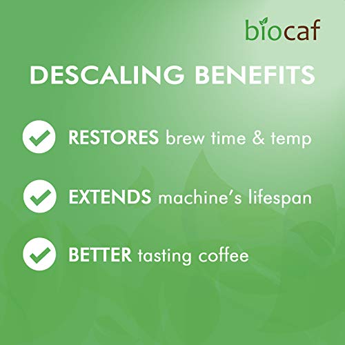 Urnex Full Circle Espresso Machine - 2 Single Use Packets - Descaling Powder Safe On Keurig Delonghi Nespresso Ninja Hamilton Beach Mr Coffee Braun #TOP1