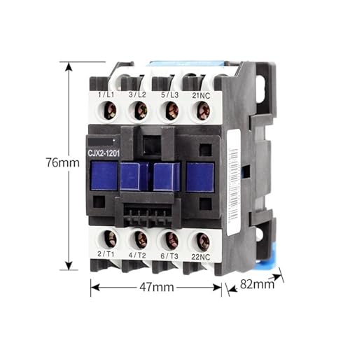 Contactor de CA CJX2-1201 contra sobrecargas solucionando fallos de arranque en motores 220V 2