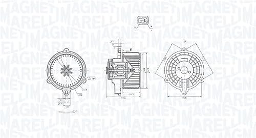 Magneti Marelli Innenraumgebläse [Hersteller-Nr. 069412384010] für Hyundai, Kia