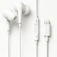 Fone De Ouvido Com Fio Intra Auricular Compativel Com iPhone 14/13/12/11/XR/XS/X/8/SE Microfone integrado Qualidade Premium Compatível Com iOS Compatível Com Lightning