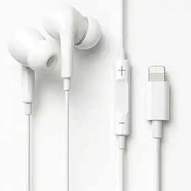 Fone De Ouvido Com Fio Intra Auricular Compativel Com iPhone 14/13/12/11/XR/XS/X/8/SE Microfone integrado Qualidade Premium Compatível Com iOS Compatível Com Lightning