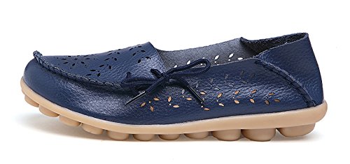 Image of VenusCelia Women's Breathable Comfort Walking Office Flat Loafer