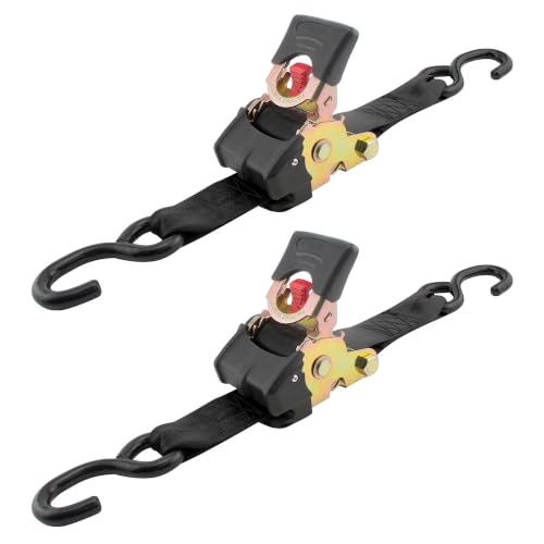 Erickson Retractable Ratchet Straps - 2 in x 10 ft 3300 lb Break Strength