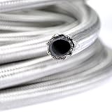 theBlueStone 10FT -6AN Stainless Steel Braided Fuel Line Hose for 3/8