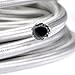 theBlueStone 10FT -6AN Stainless Steel Braided Fuel Line Hose for 3/8" Tube Size
