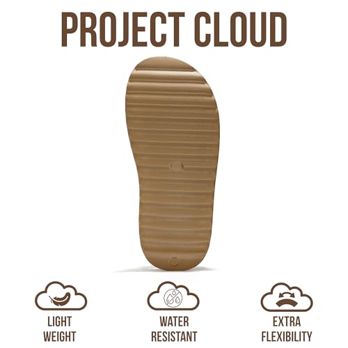 Image of Project Cloud Platform Sandals For Women 2026 - Ultra Soft Insole Slip Resistant Womens Sandals Vacation Outfits for Women - Women's Beach Shoes (Goldie)