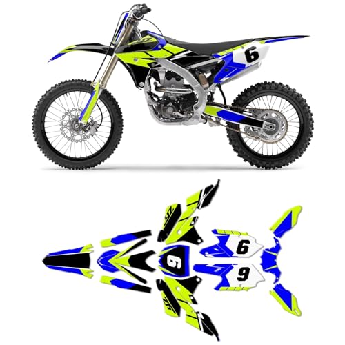 AHBJWYHN(���E�V��) DIRT BIKE �_�[�g�o�C�N�J�X�^���f�J�[�� �t���L�b�g �r�j�[�� �g�Ή� YZ450F 2014 2015 2016 2017 ahwyy