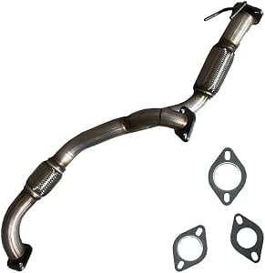 Kit Tube échappement BIGREAT 5,1 Cm – Acier Inox T304 – Coudes 45/90/180° Et Droite 101 Cm