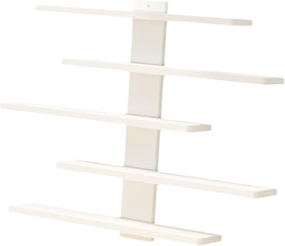 Simhoa Display Shelf for Collectibles Wall Hanging Shelf, Toys Statue Wall Mounted Display Rack for Study Room, Office, Living Room, White