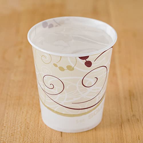 SOLO Cup Company R53SYMCT Paper Water Cups, Waxed, 5 oz (Case of 3,000)