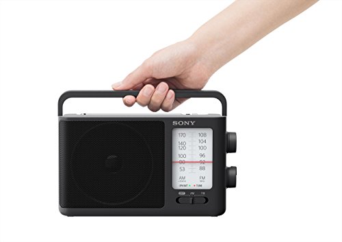 Sony Icf-506 Analog Tuning Portable Fm/Am Radio, Black, 2.14 Lb (Renewed) #TOP3