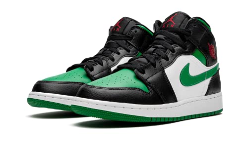 Image of Jordan Youth Air Jordan 1 Mid GS 554725 067 Green Toe - Size 4.5Y