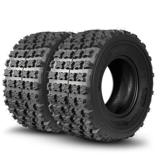 TRIPOWER 2 pcs 18x9.5-8 ATV UTV Tires 18x9.5x8 Lawn Mower Sport Off-Road Tire,...