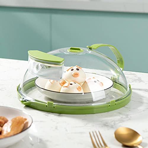 TBEONE Cloche Spéciale pour Chauffage au Four à Micro-Ondes, Couvercle Anti-Huile, Couvercle Conservation Fraîcheur Anti-éclaboussures – vue 8