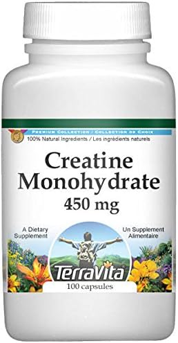 Miniatura 1 de Terravita Monohidrato de creatina - 450 mg (100 Cápsulas, ZIN 510887)