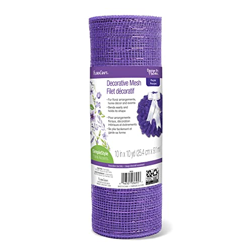 Maille métallique violette Floracraft pour fabriquer des couronnes