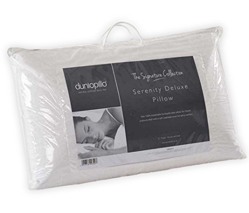 Preisvergleich Produktbild Dunlopillo Serenity Deluxe Latex-Kissen, schlank, Weiß