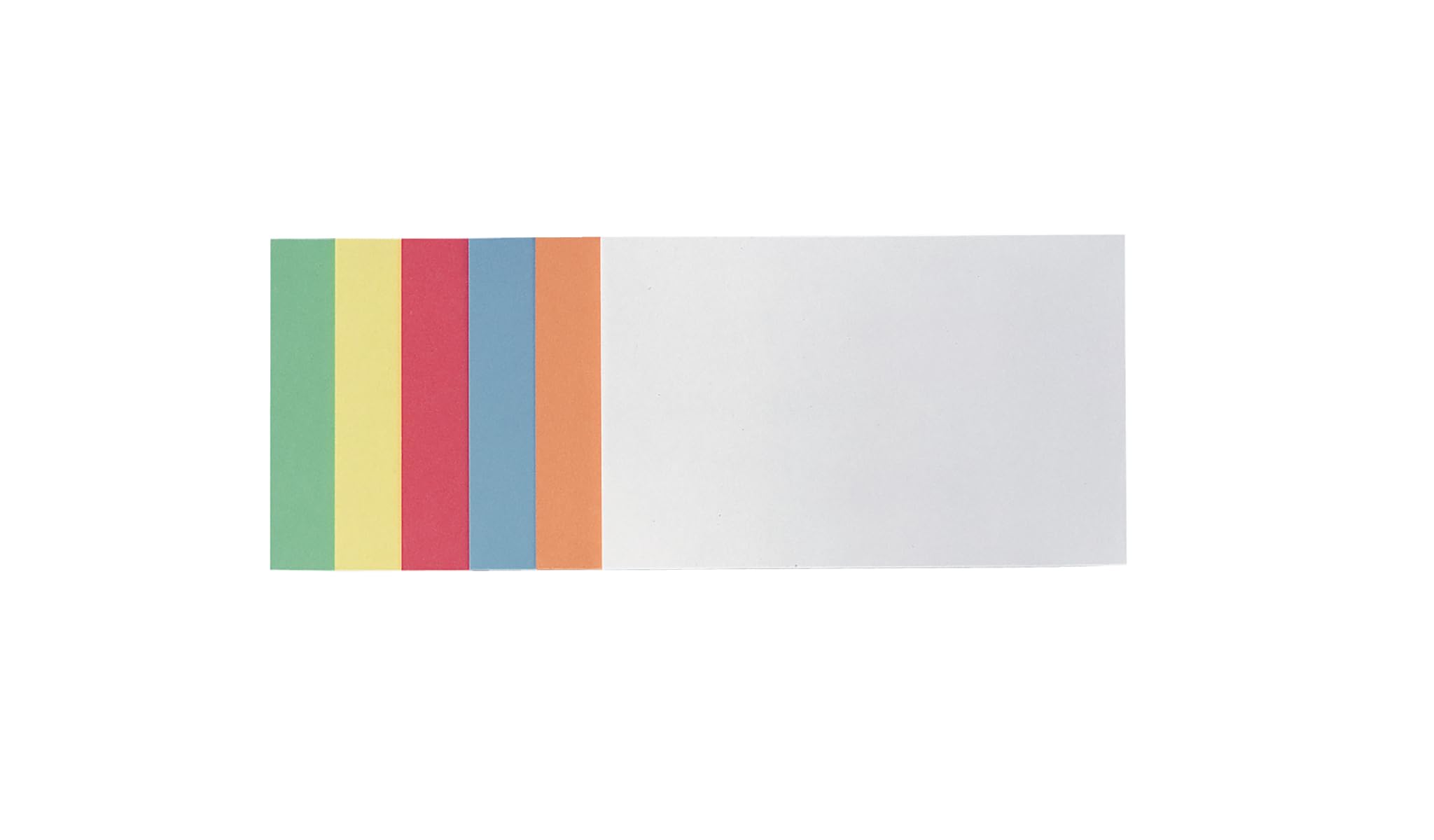 Franken MKS2199 Self-Adhesive Presentation Cards Rectangular 149 x 98 mm 300 Items Assorted Colours