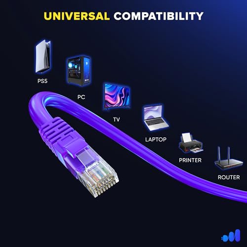 Maximm Cable Ethernet Cat 6 50 ft (6-Pack) miniatura 6