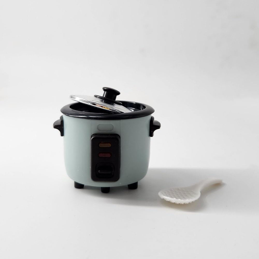 compactini Miniature Set 1:12 Scale Models Dollhouse Accessory Coffee Pots Blenders Oven Rice Cooker Waffle Machine Miniature Dollhouse Kitchen