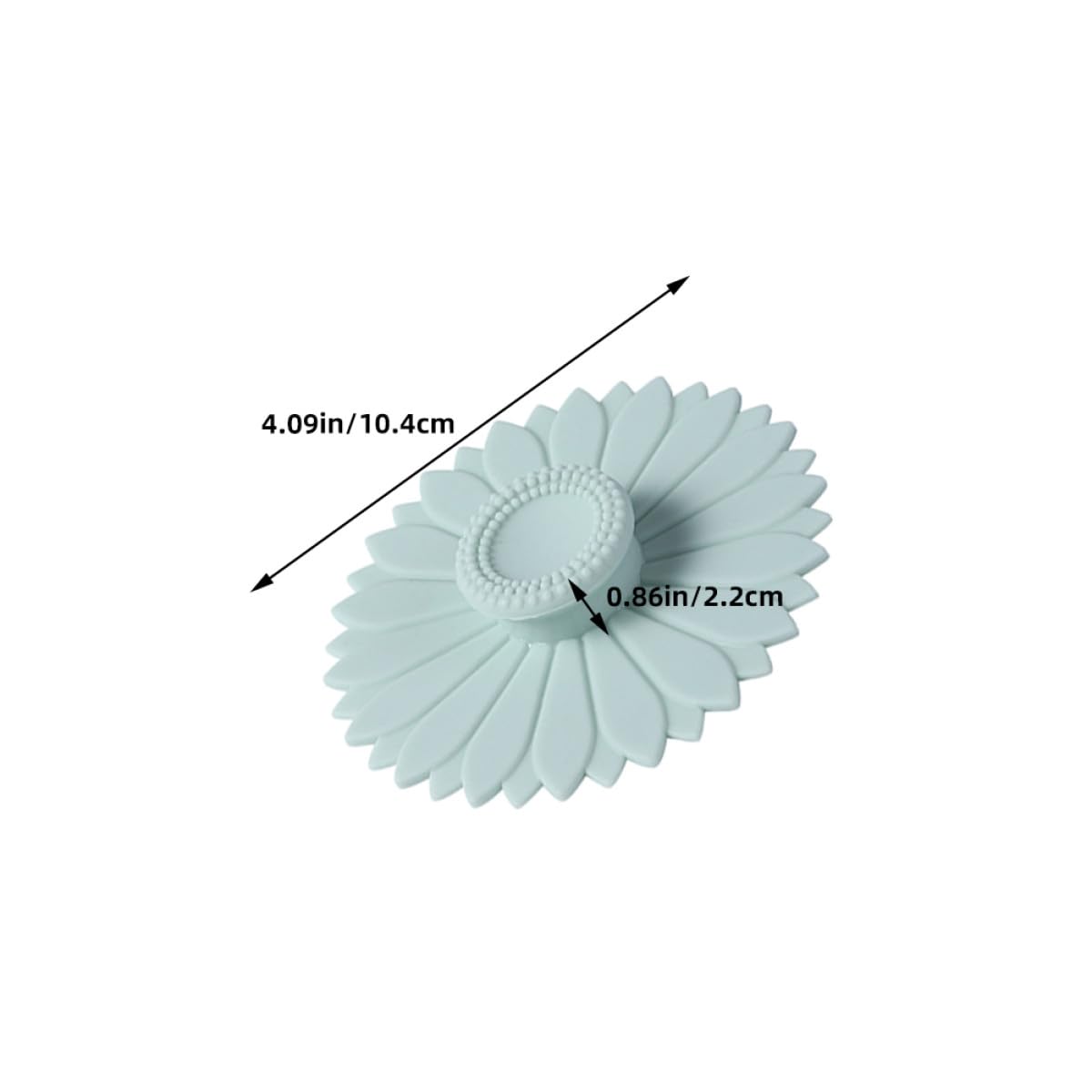 Lurrose 12 Coperchi Ermetici per Tazze in Silicone a Forma di Girasole, Set da 12 Pezzi per Tazze da Caffè, Vetro e Ceramica, Resistenti al Calore e Antipolvere, per Uso Domestico