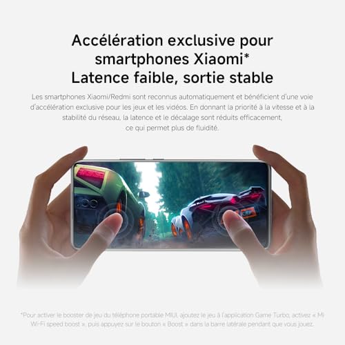 Routeur WiFi6 AX3000 - Port Gigabit, Système Mesh, Performance WiFi Haute Vitesse