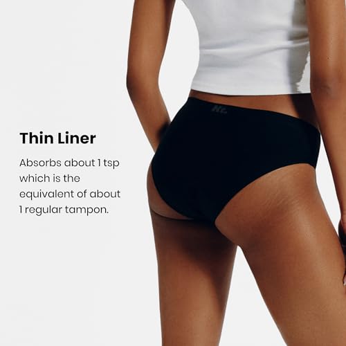 KNIX Kt Light Leakproof No-Show Bikini - Period Underwear for Teens - Machine Washable (3 Pack)3