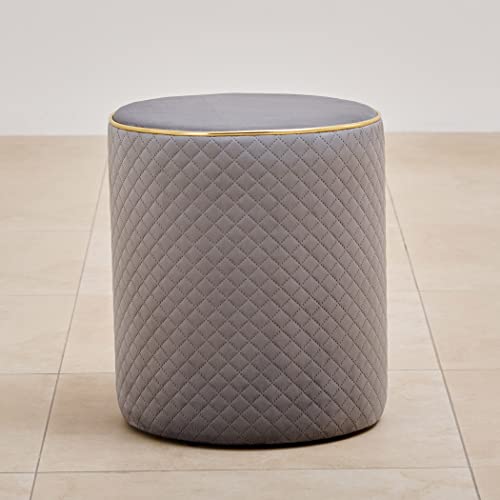 Image of Home Centre Murphy Ottoman Stool - Teal