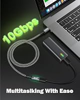GIANAC USB C Verlängerung Kabel 0.5M,USBC Verlängerung USB 3.2 10 Gbps – Ansicht 3